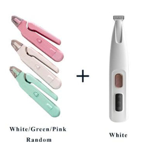 2-in-1 Pet Nail Clipper with LED Light