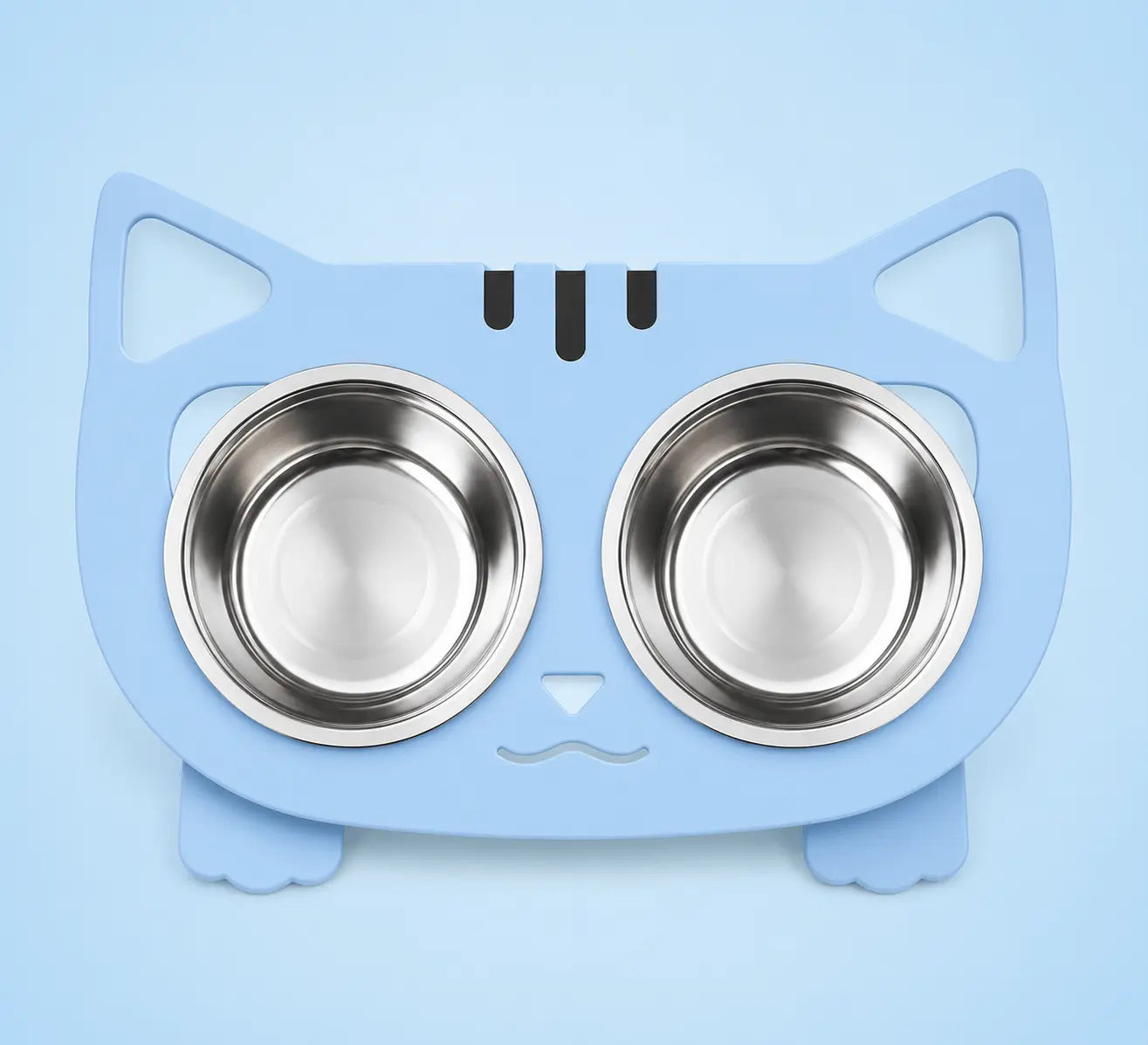 Anti-Spill Pet Bowl – Stainless Steel Food & Water Feeder