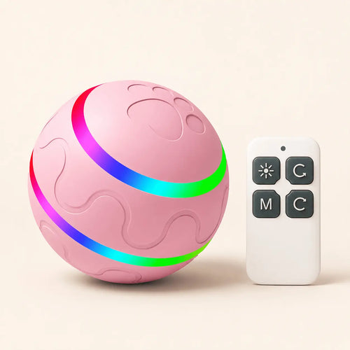 Automatic Pet Ball Toy – USB Rechargeable Interactive Rolling Ball