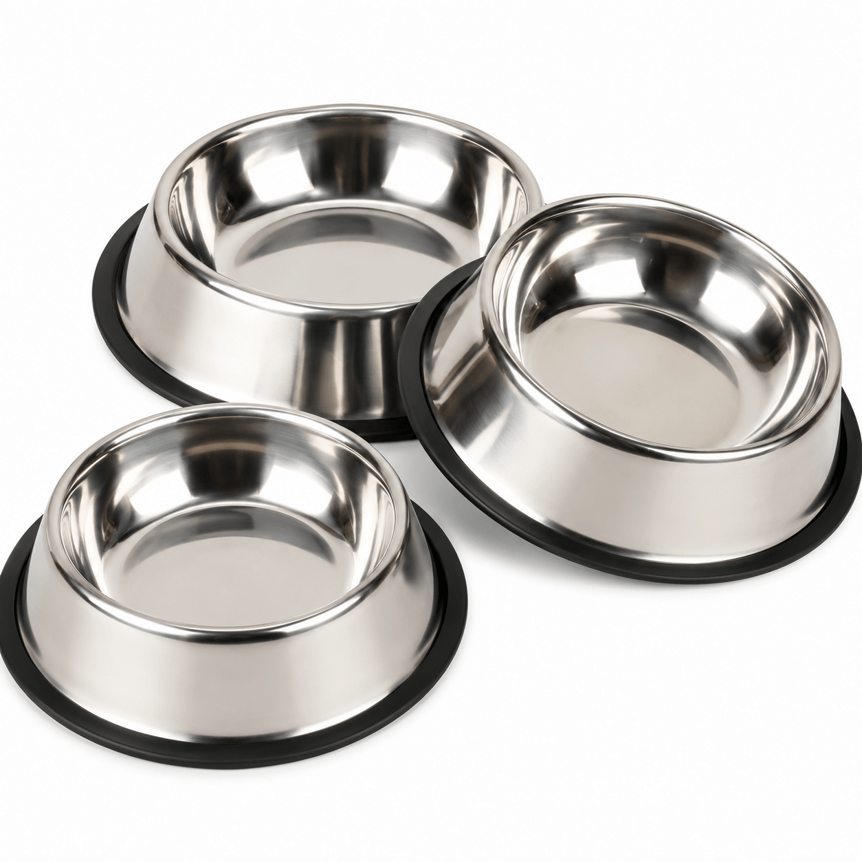 Stainless Steel Pet Bowl – Non-Slip Food & Water Bowl