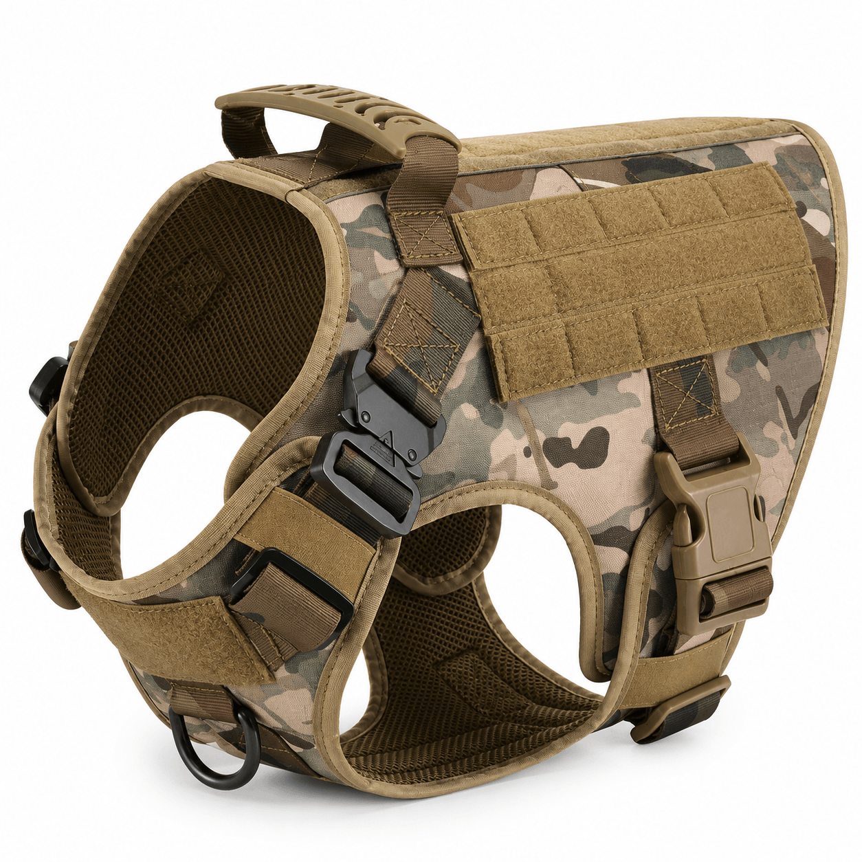 Tactical Dog Harness & Leash Set – Adjustable Camouflage Vest