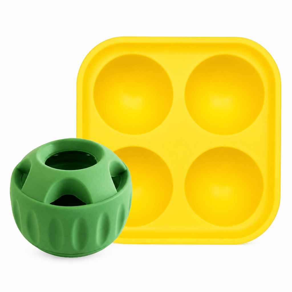 Silicone Slow Feeder Ball – Interactive Dog Food Dispensing Toy