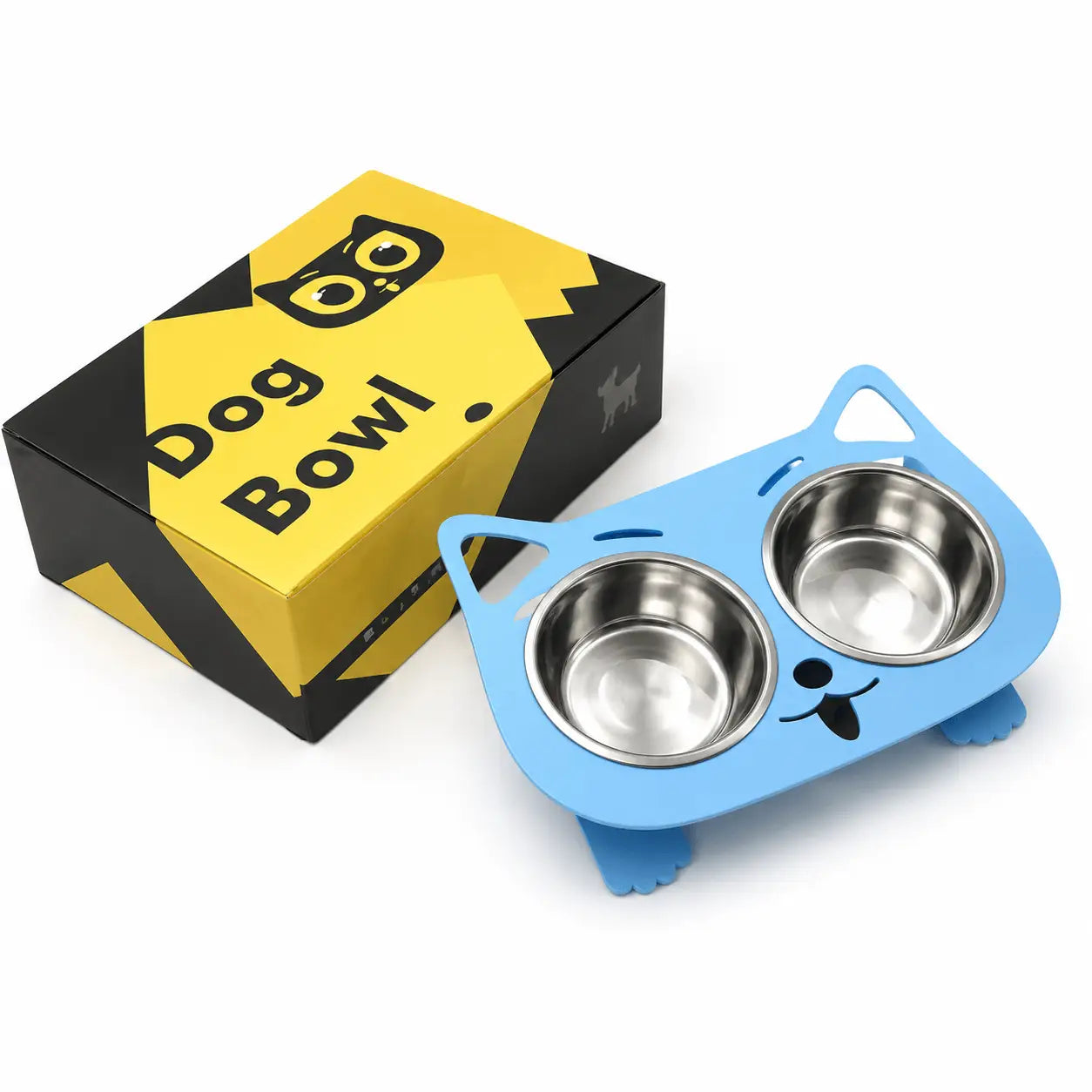 Anti-Spill Pet Bowl – Stainless Steel Food & Water Feeder